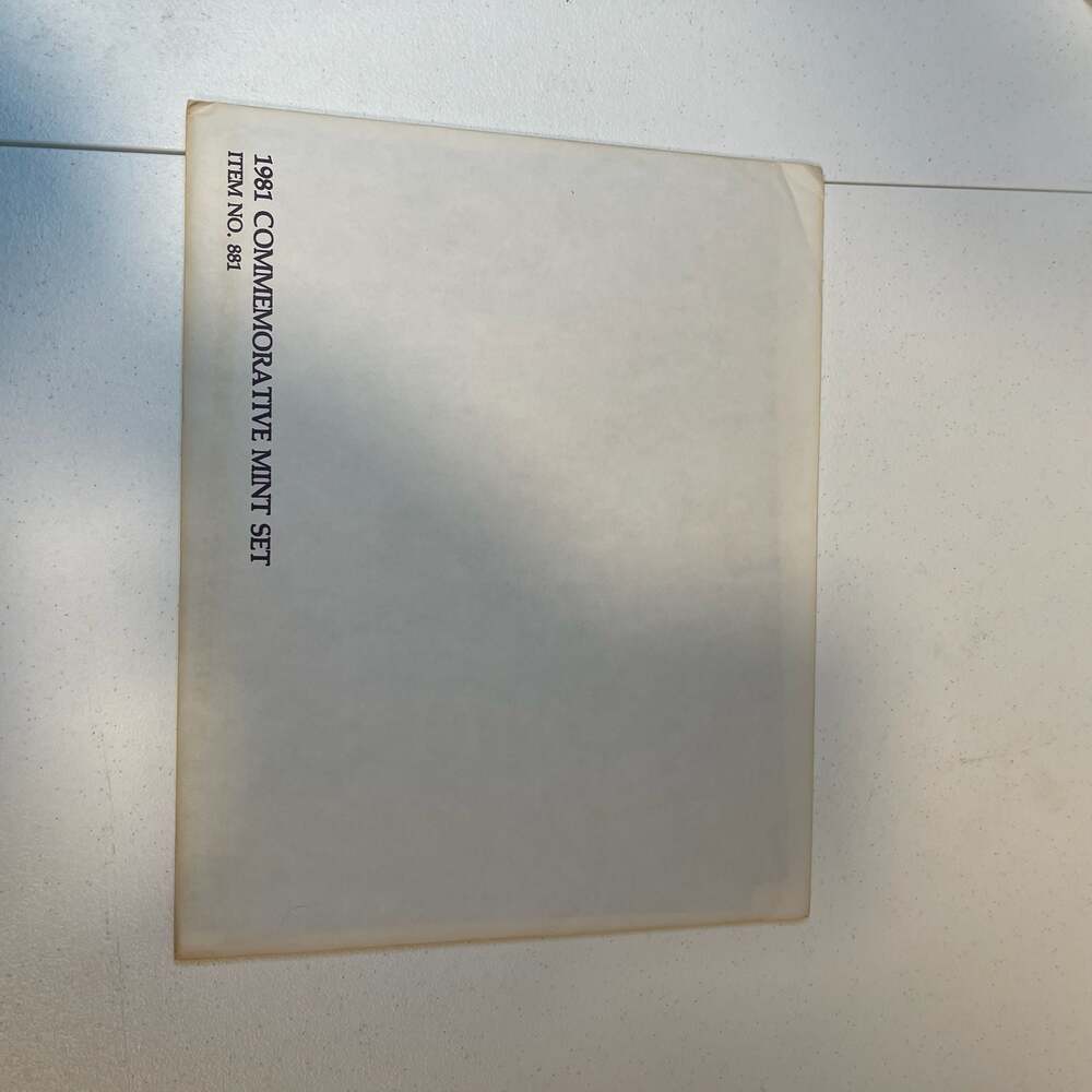 1981 USPS Commemorative Mint Set Item No. 881 with‎ Stamps